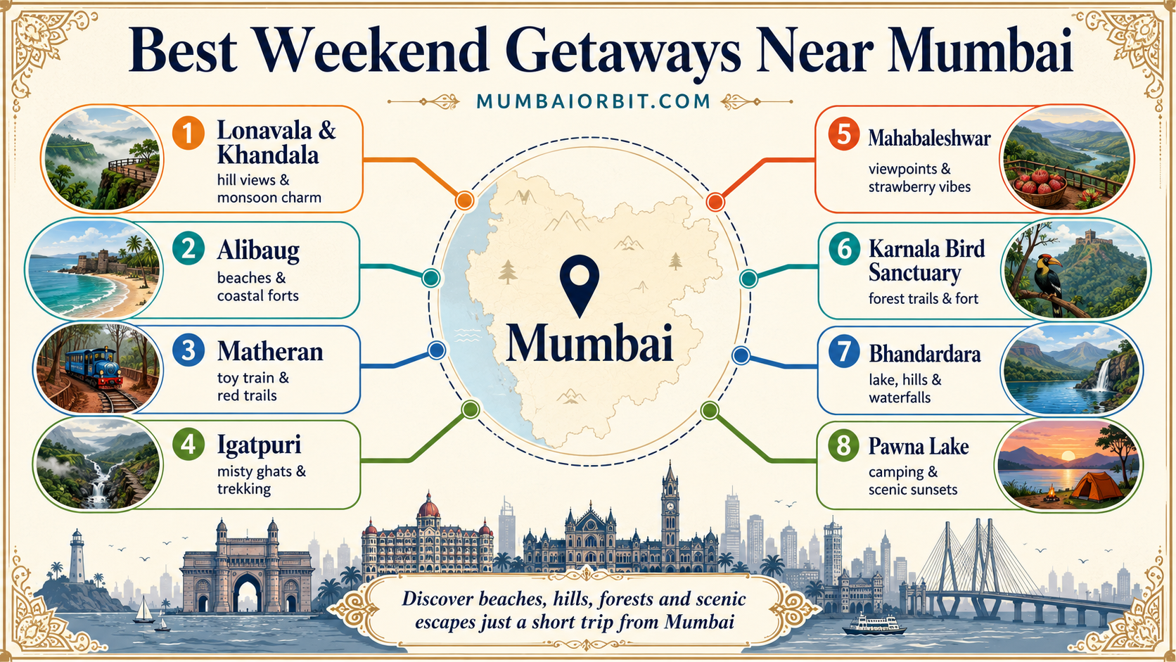 Best Weekend Getaways Near Mumbai